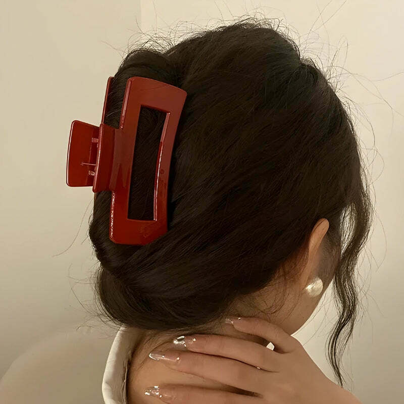 Charming Cherry Hair Claws for Y2K Aesthetic - Trendy Clips for Cottagecore & Indie Styles