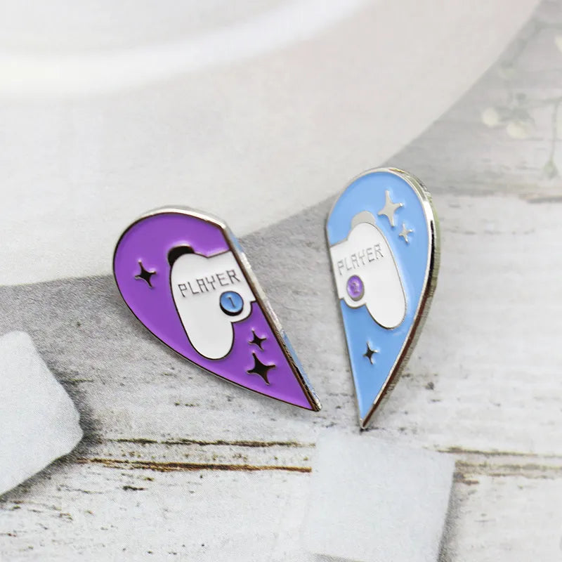 Chic Y2K Heart Shaped Pins for Stylish Outfits, Sneakers, and Tote Bags - Coquette Vibes