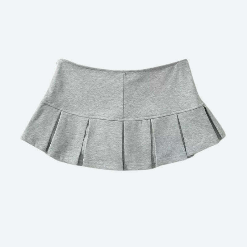 Chic Y2K Pleated Micro Mini Skort - Lace-Up Design for Trendy 2000s Style Outfits