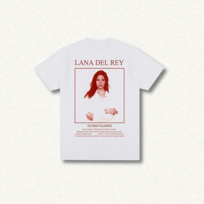 Lana Del Rey Vintage-Inspired Tee for Y2K Fashion Lovers - Perfect for Cottagecore Outfits