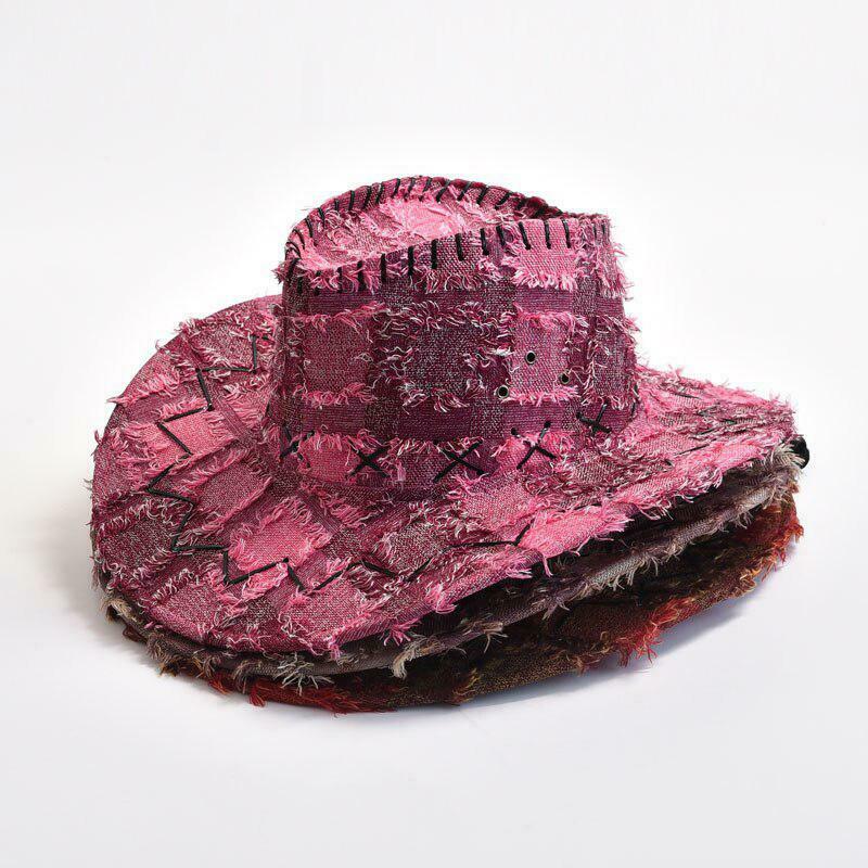 Sparkling Disco Cowgirl Hat - Y2K Fashion Statement with Shimmering Details & Style