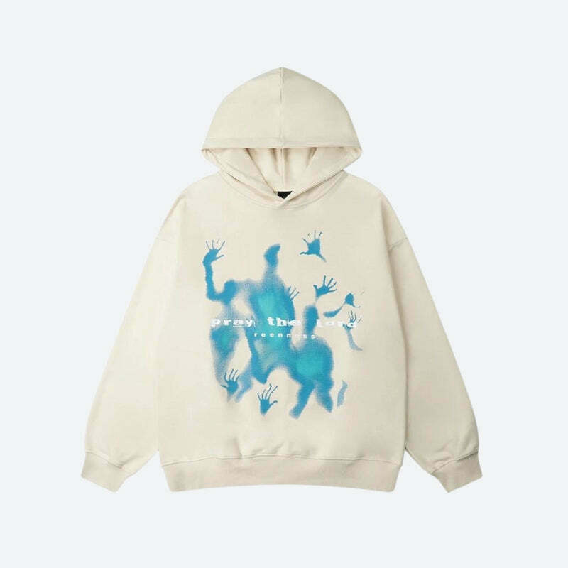 Trendy Blue Souls Hoodie - Aesthetic Y2K Style with Cozy Comfort and Unique Design