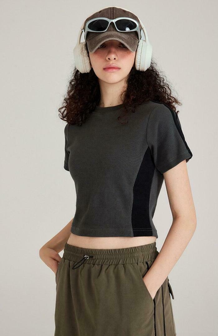 Trendy Y2K Cropped Tee - Stylish Mexico Baby Tee for Effortless Casual Looks