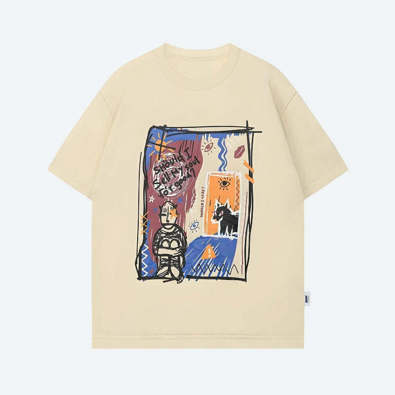 Trendy Y2K Sketch Graphic Tee - Vintage-Inspired Mexico Baby Tee for Stylish Streetwear