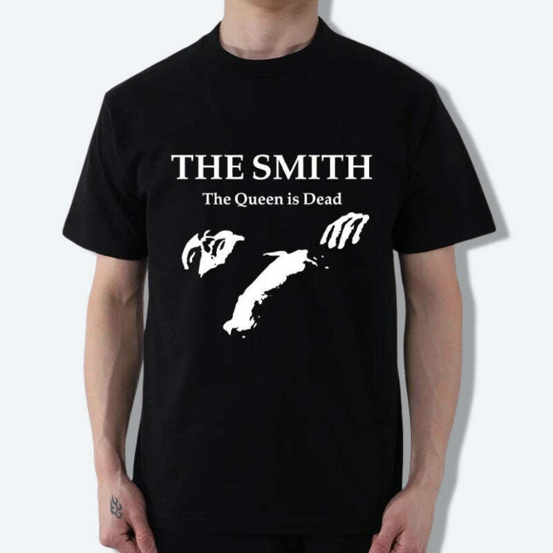 Trendy Y2K The Smiths Graphic Tee - Stylish Mexico Baby Tee for Fashion-Forward Looks