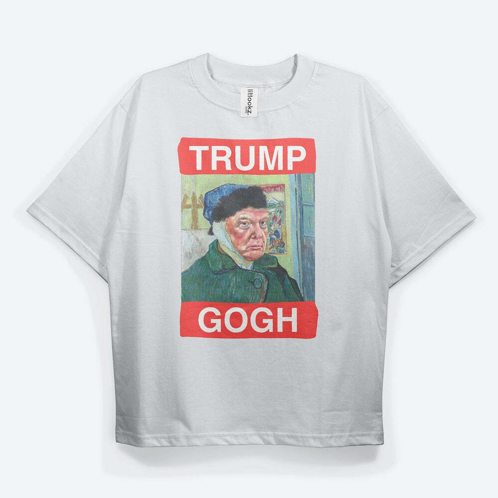 Tr*mp Gogh' Y2K Graphic Tee - Trendy Mexico Baby Tee with Bold Design for Fashion Lovers