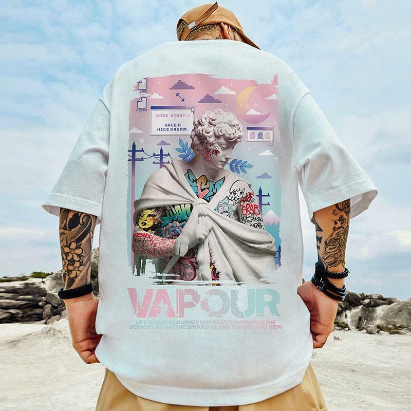 Vapour Aesthetic Graphic Tee - Trendy Y2K Mexico Baby Tee for Stylish Outfits