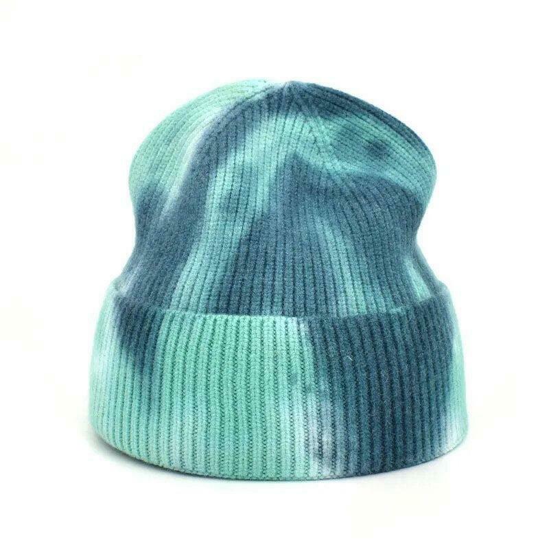 Vibrant Indie Tie Dye Beanie - Trendy Y2K Fashion Accessory for Stylish Outfits