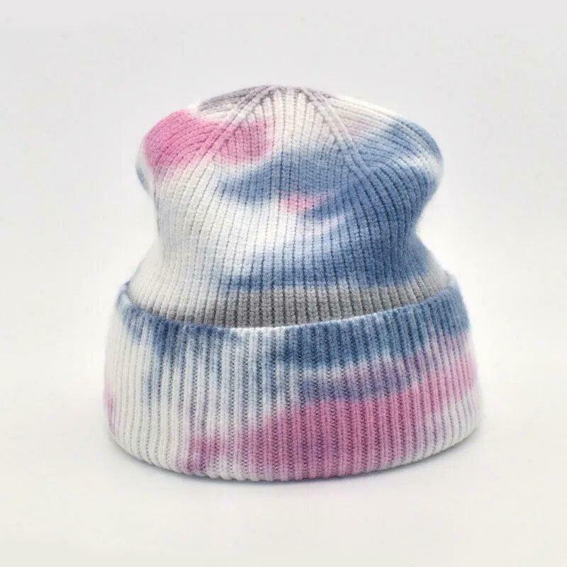 Vibrant Indie Tie Dye Beanie - Trendy Y2K Fashion Accessory for Stylish Outfits