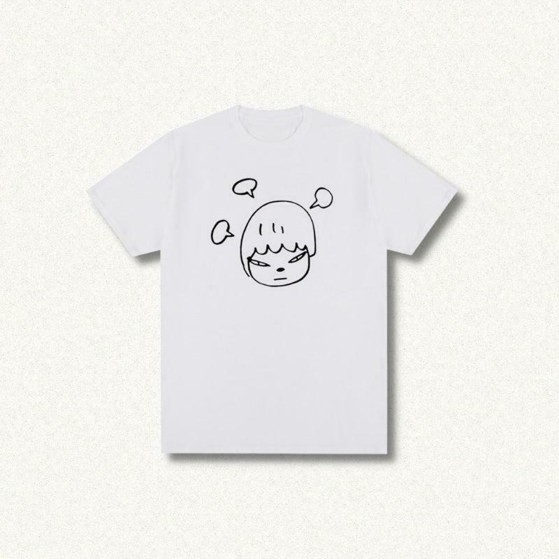 Yoshitomo Nara Graphic Tee - Trendy Y2K Mexico Baby Tee with Unique Art Design